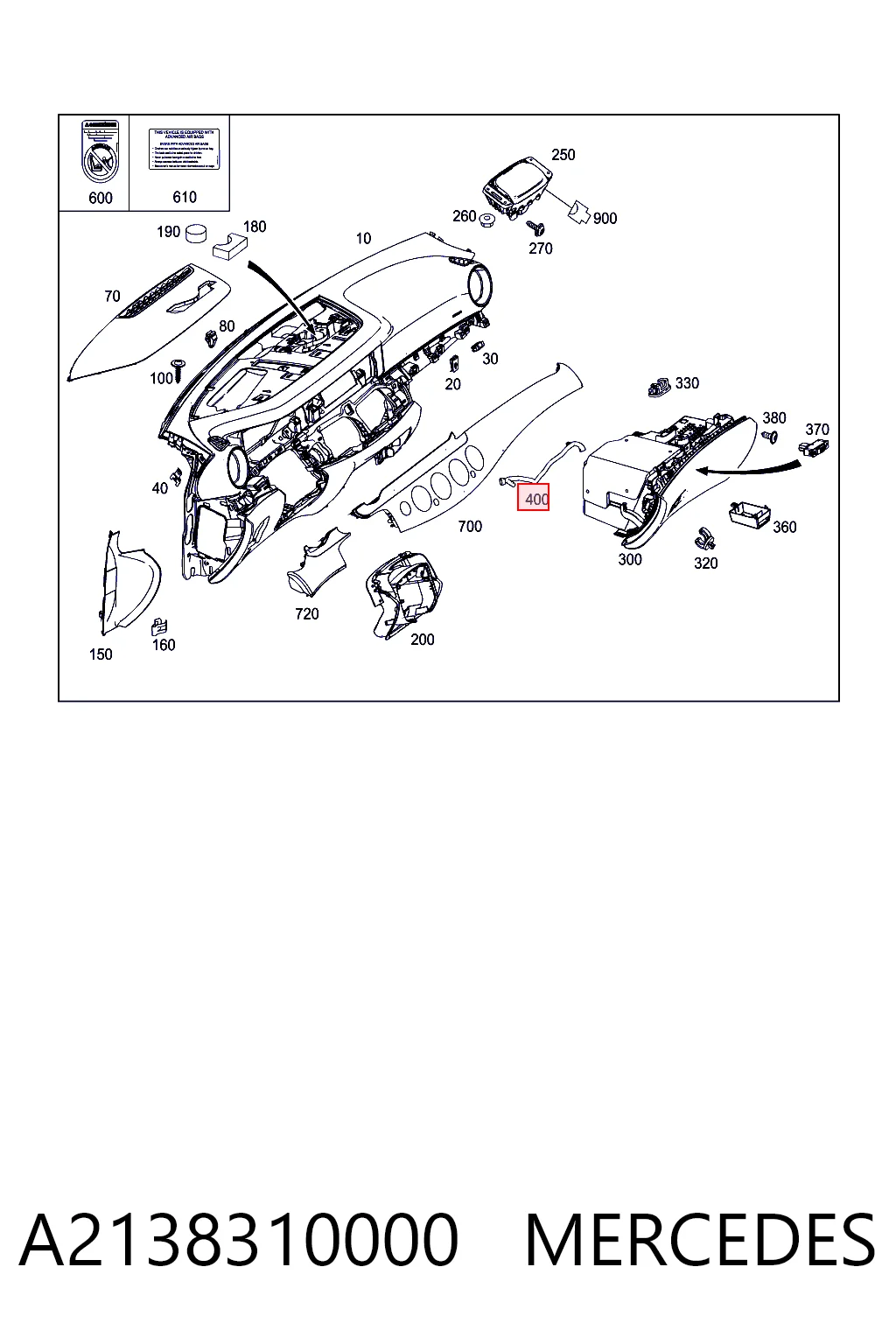 A2138310000 Mercedes