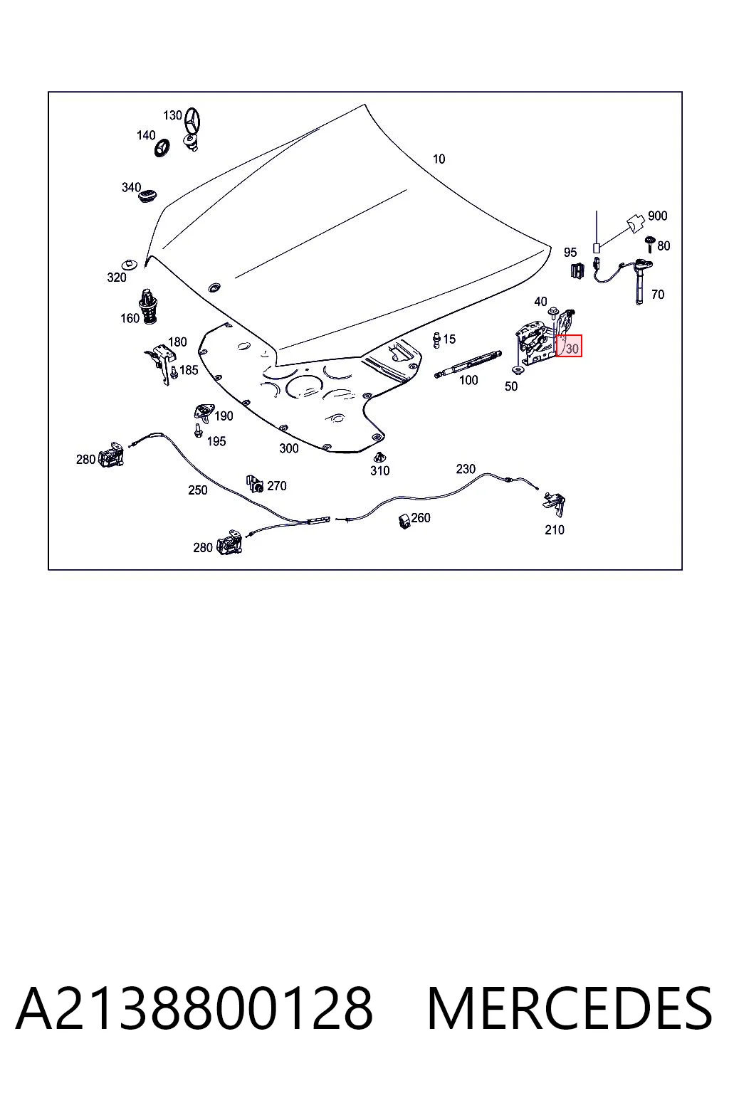 A2138800128 Mercedes