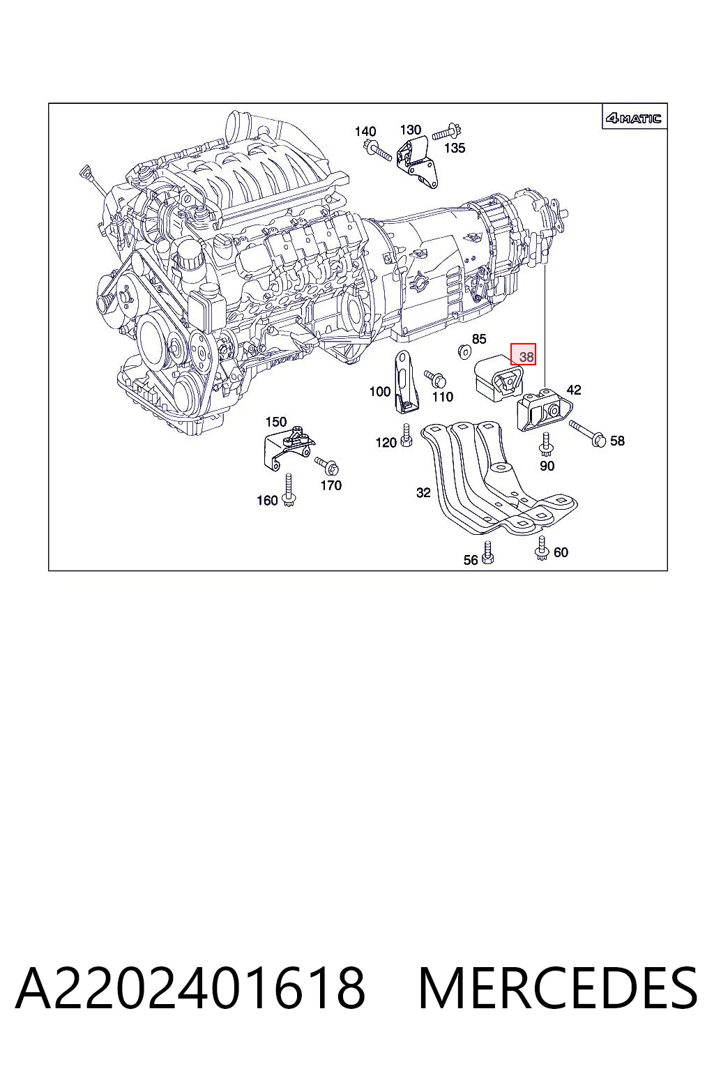 A2202401618 Mercedes