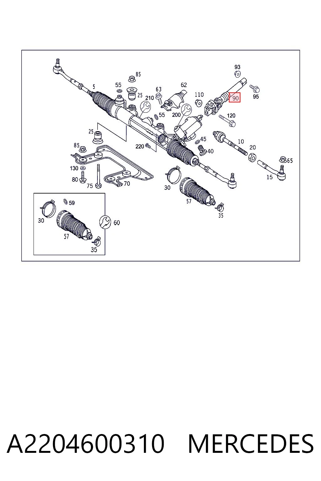 A2204600310 Mercedes