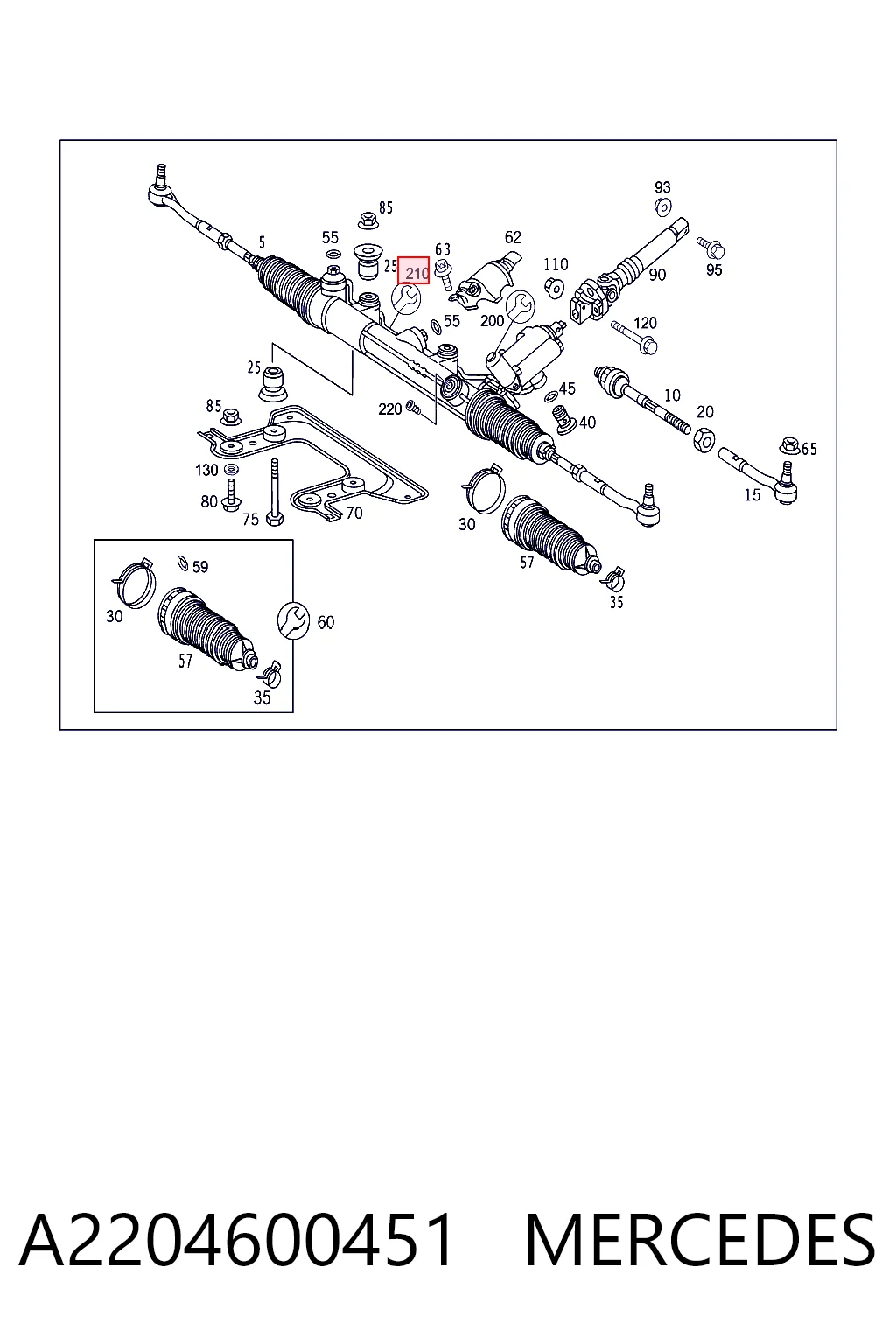 A2204600451 Mercedes