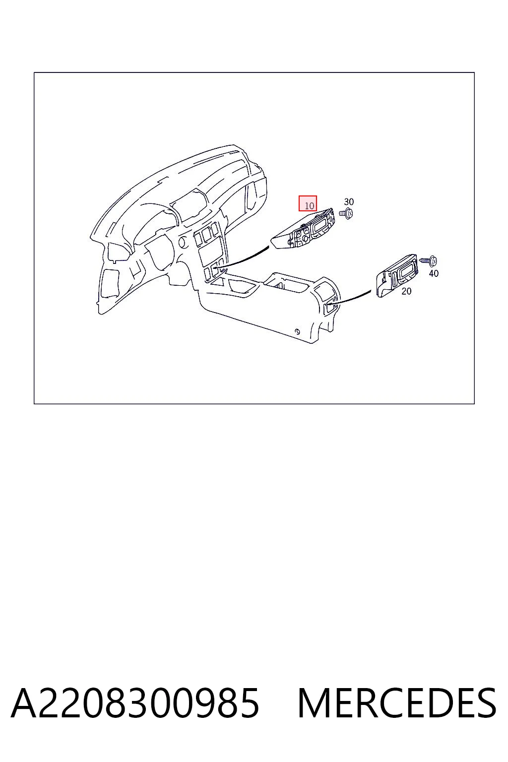 Compre Unidade de controlo dos modos de aquecimento/condicionamento Mercedes S 