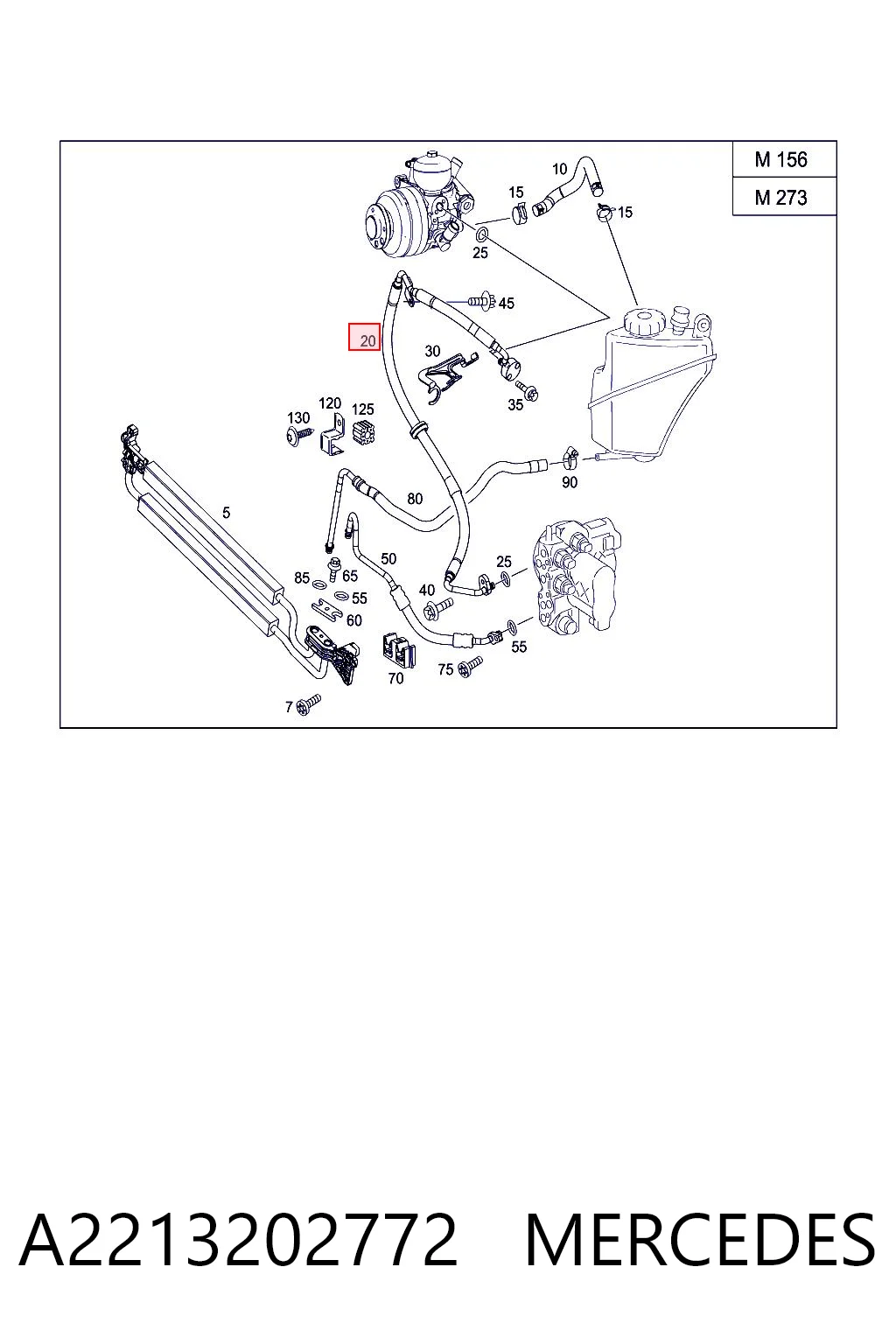 A2213202772 Mercedes