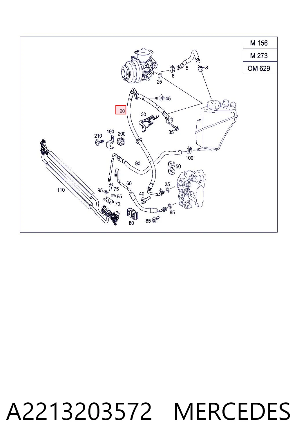 A2213203572 Mercedes