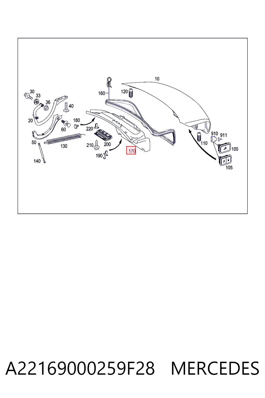 A22169000259F28 Mercedes