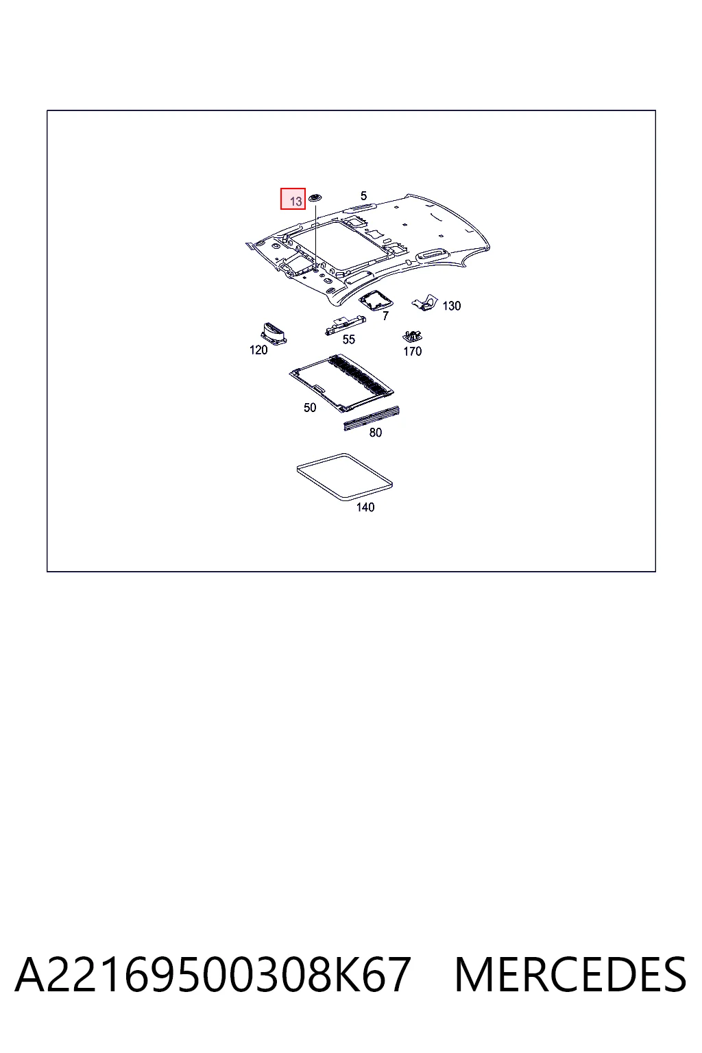 A22169500308K67 Mercedes