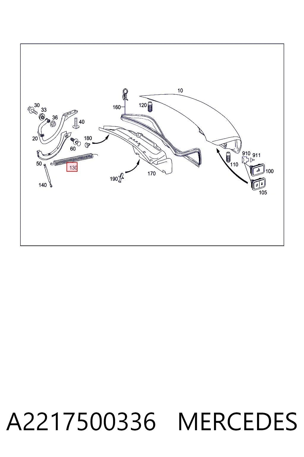 A2217500336 Mercedes