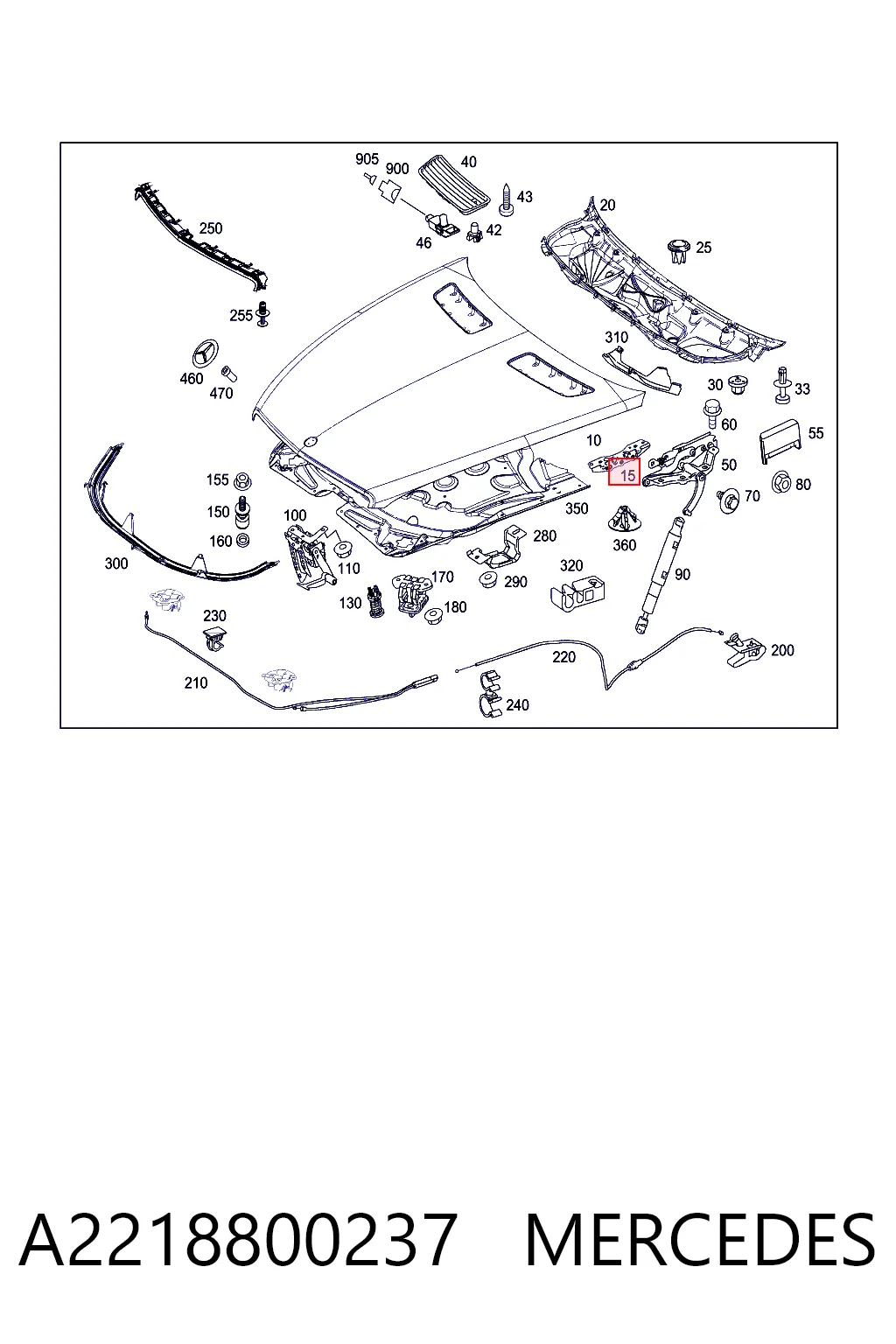 A2218800237 Mercedes
