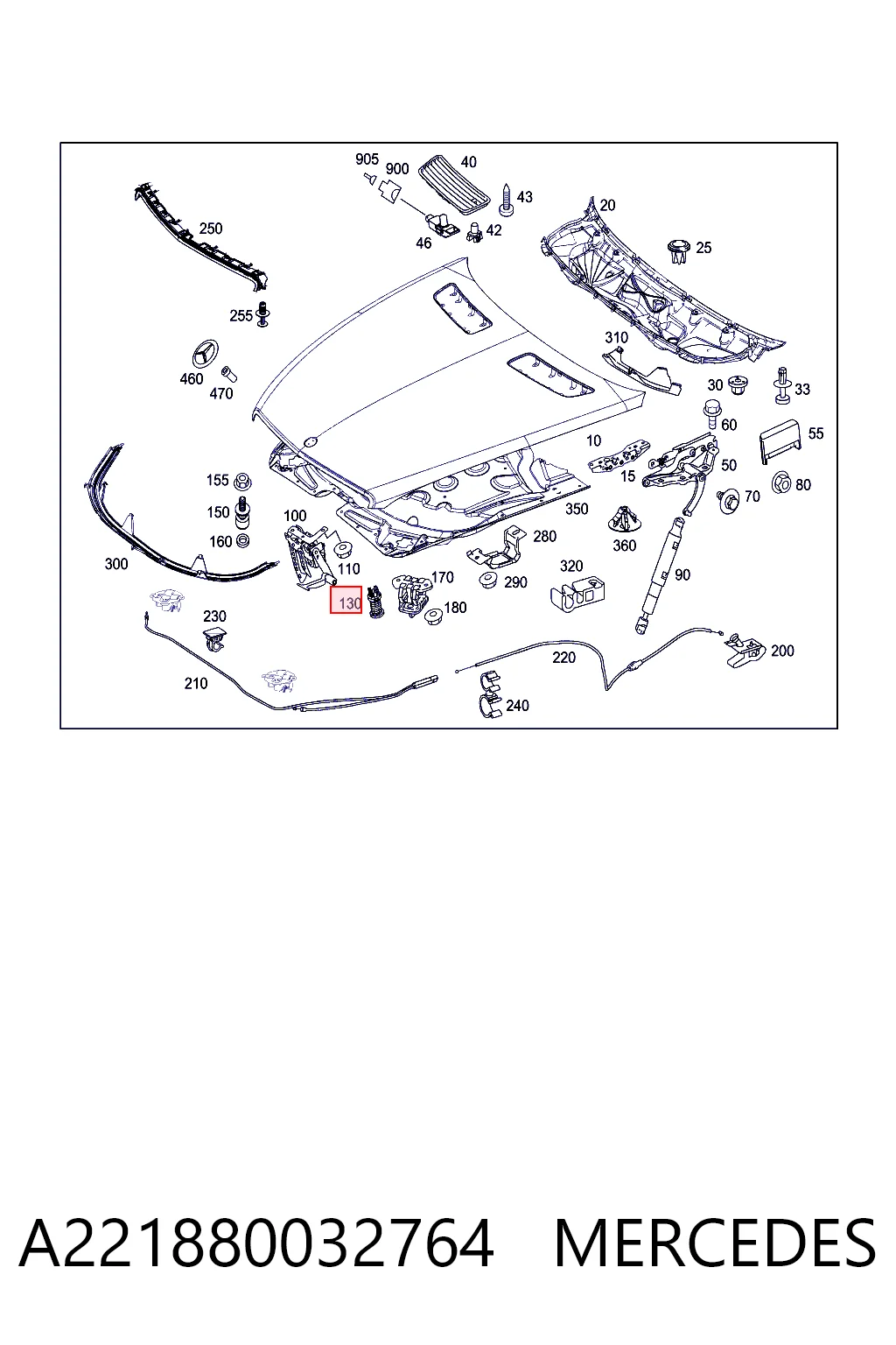 Tubo coletor de escape Mercedes S  C216 ao melhor preço