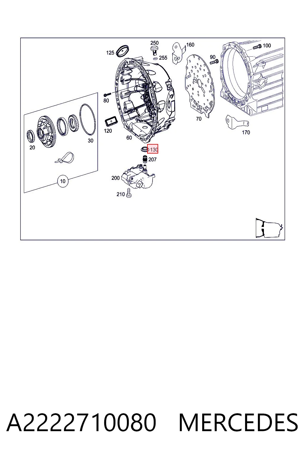 A2222710080 Mercedes