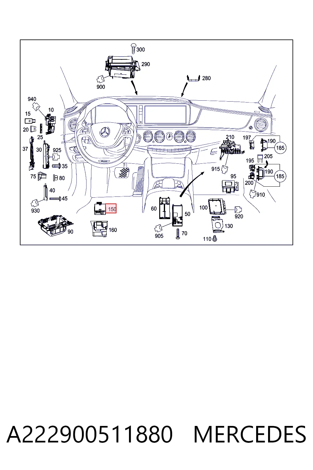 A222900511880 Mercedes