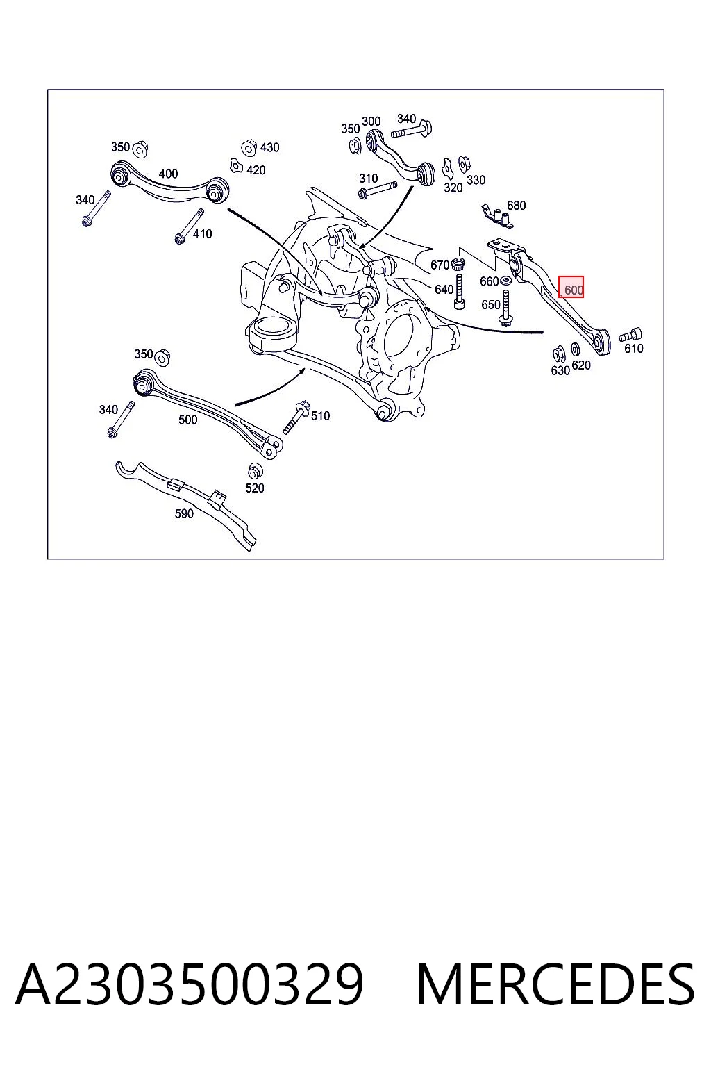 A2303500329 Mercedes