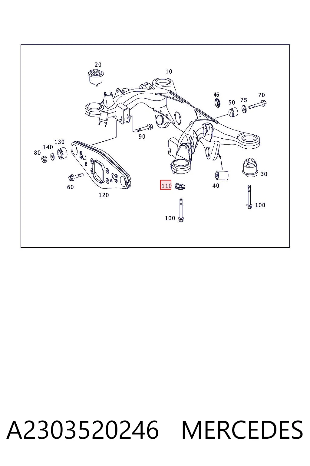 A2303520246 Mercedes