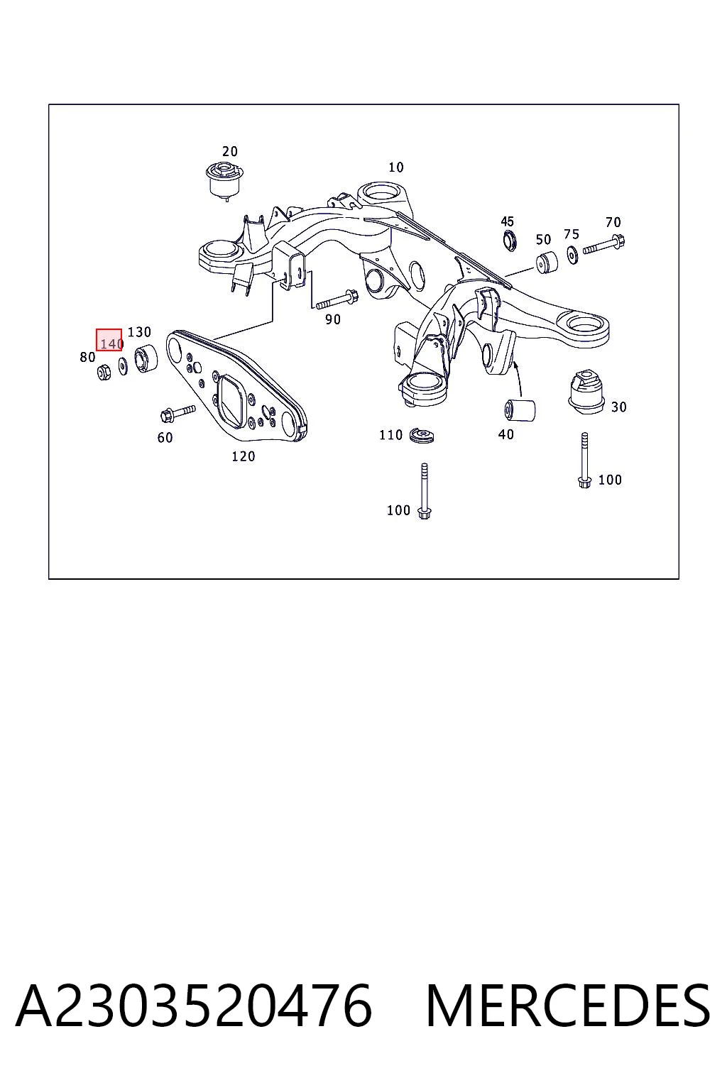 A2303520476 Mercedes