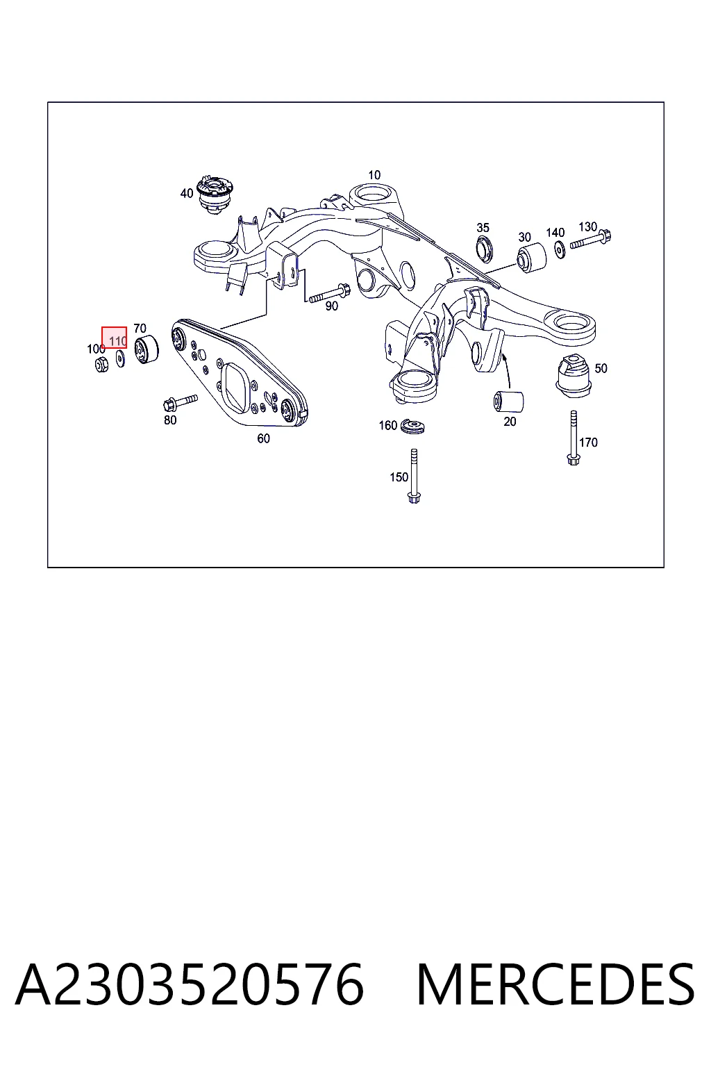 A2303520576 Mercedes