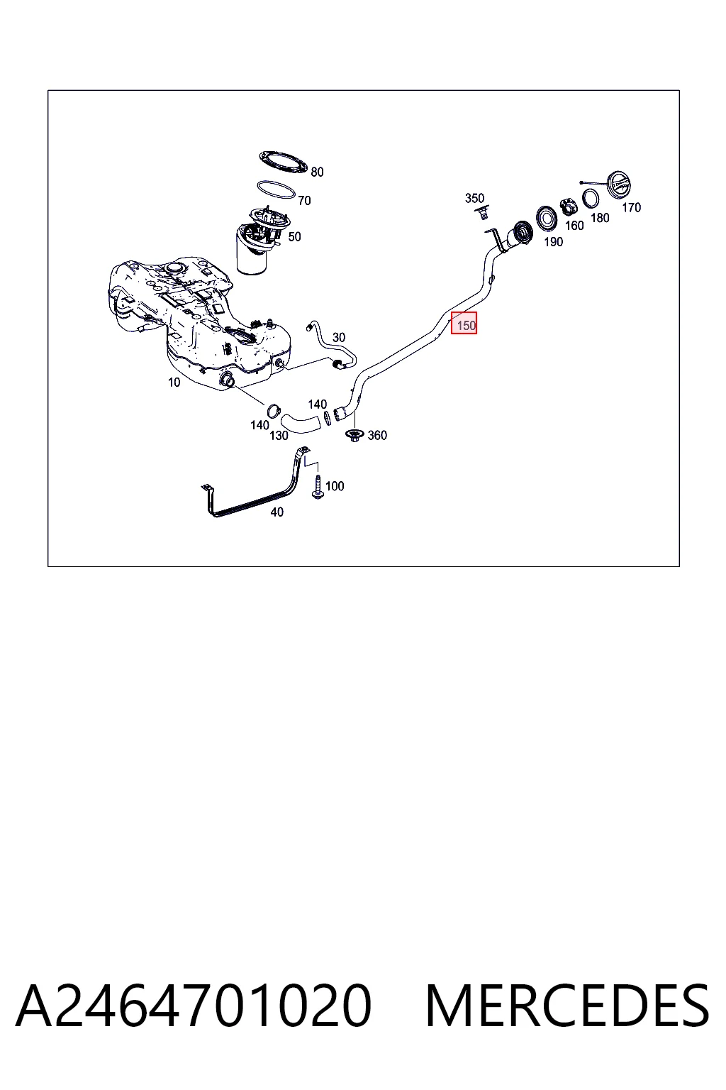 A2464701020 Mercedes