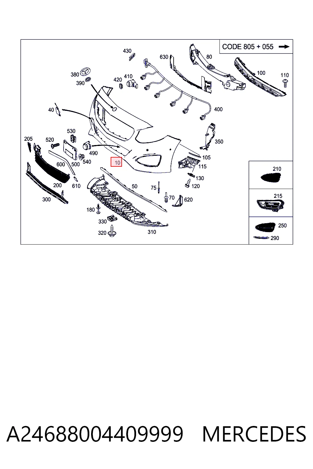 A24688004409999 Mercedes