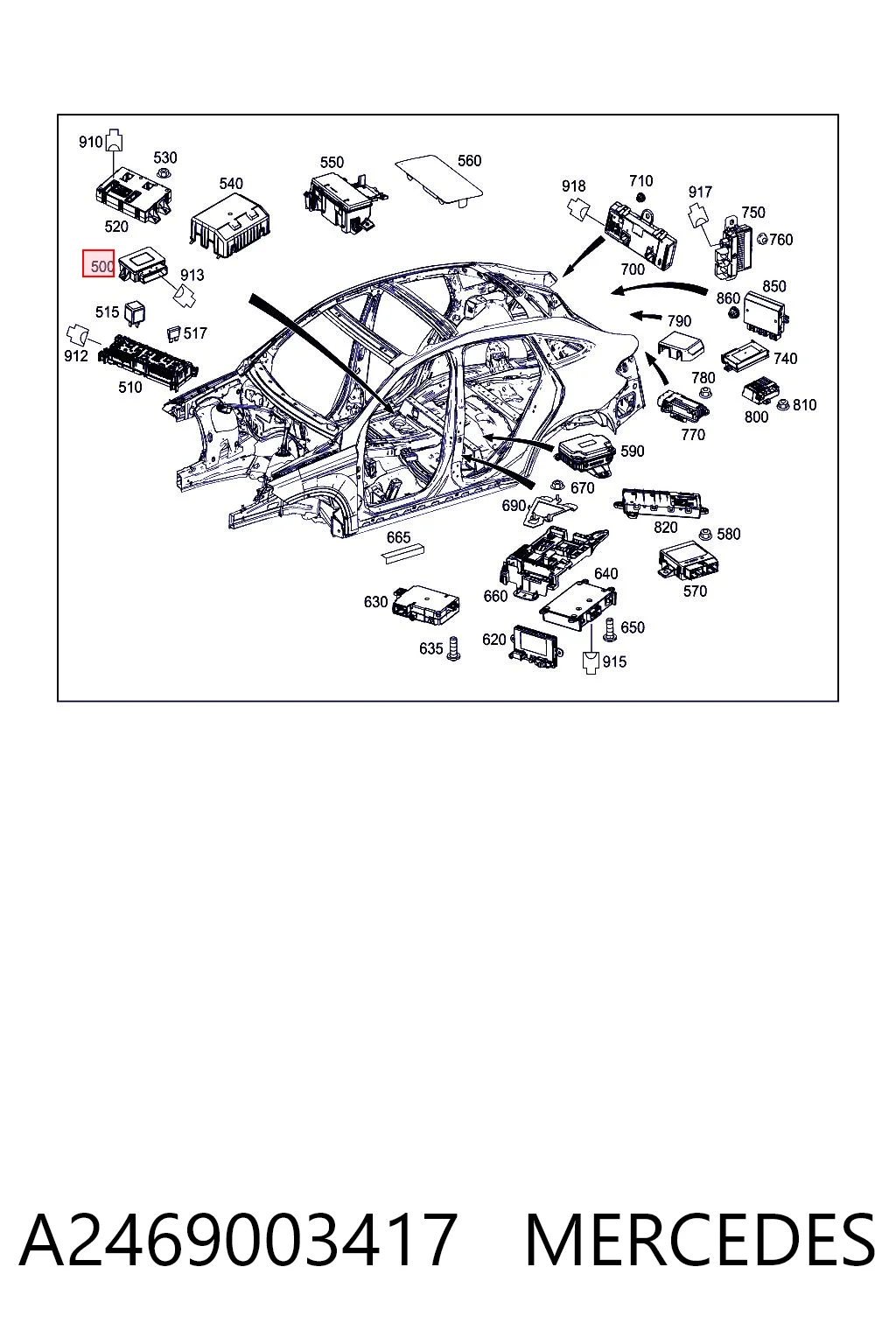 A2469003417 Mercedes