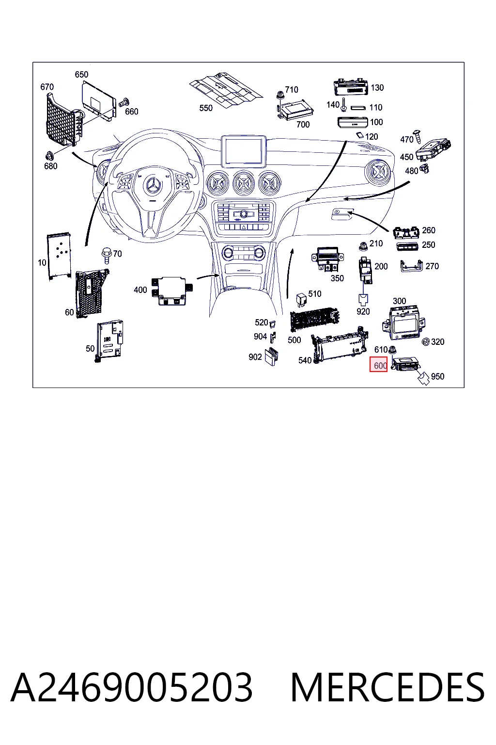 A2469005203 Mercedes
