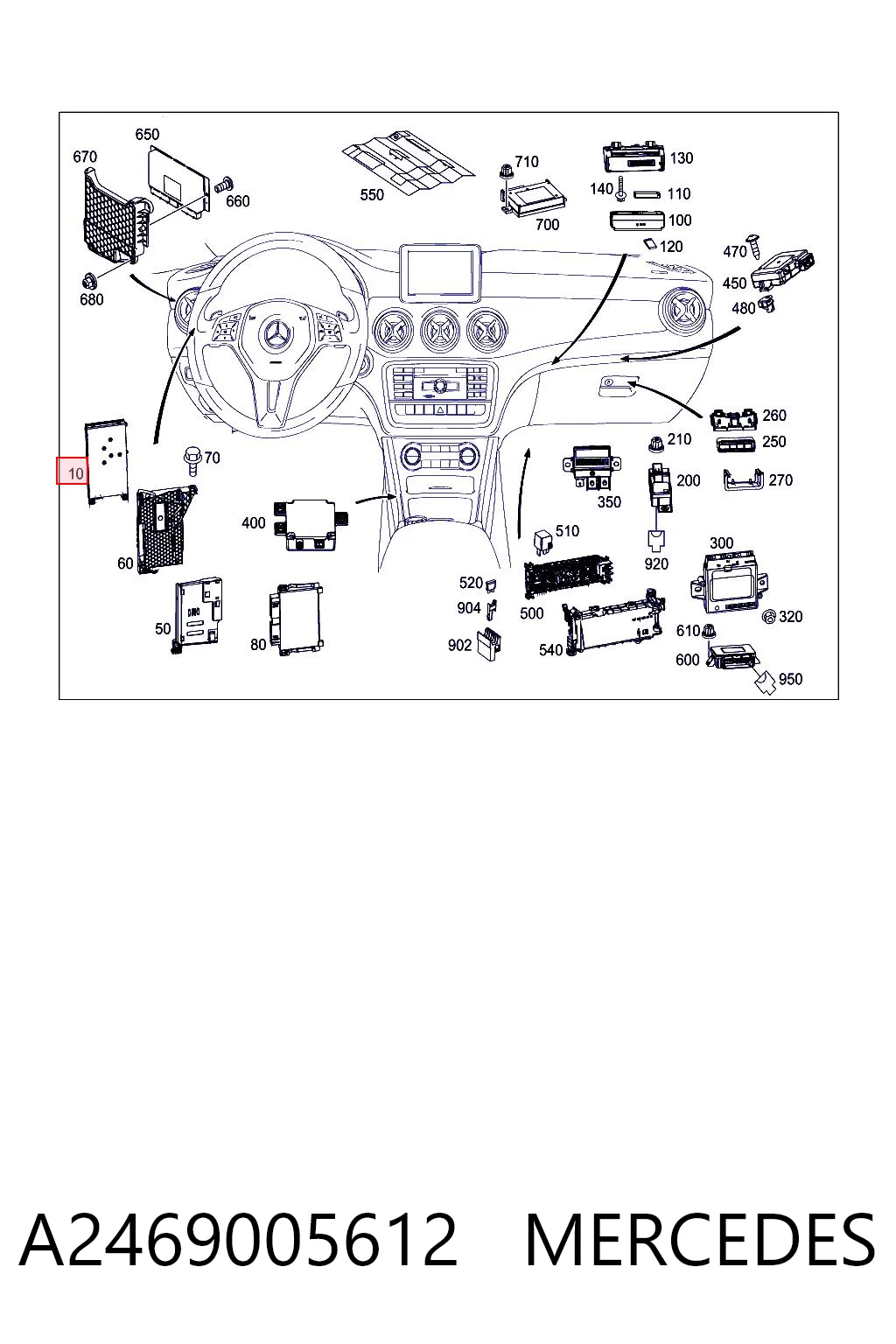 A2469005612 Mercedes
