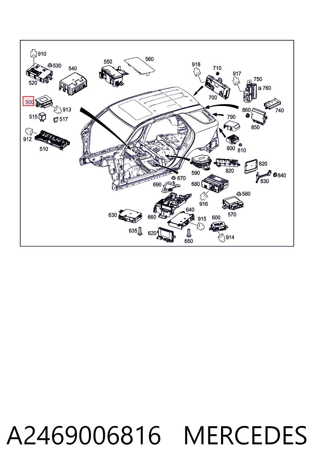 A2469006816 Mercedes