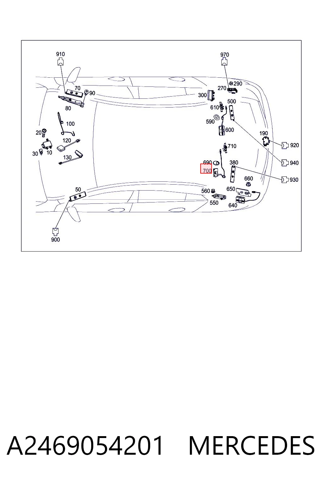 A2469054201 Mercedes