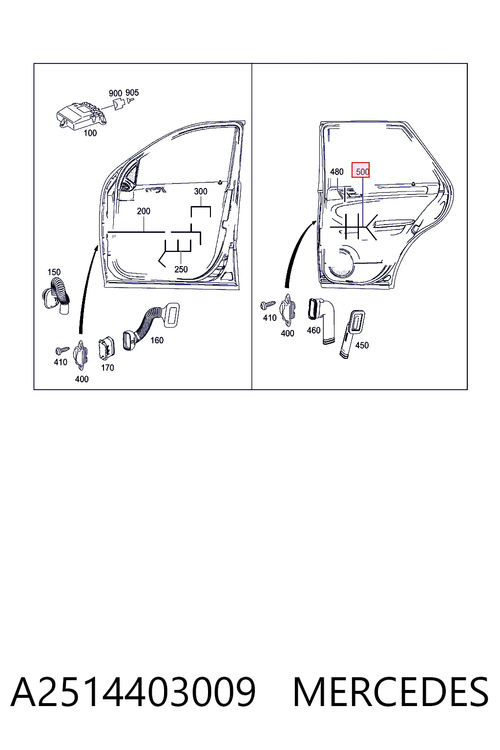 A2514403009 Mercedes