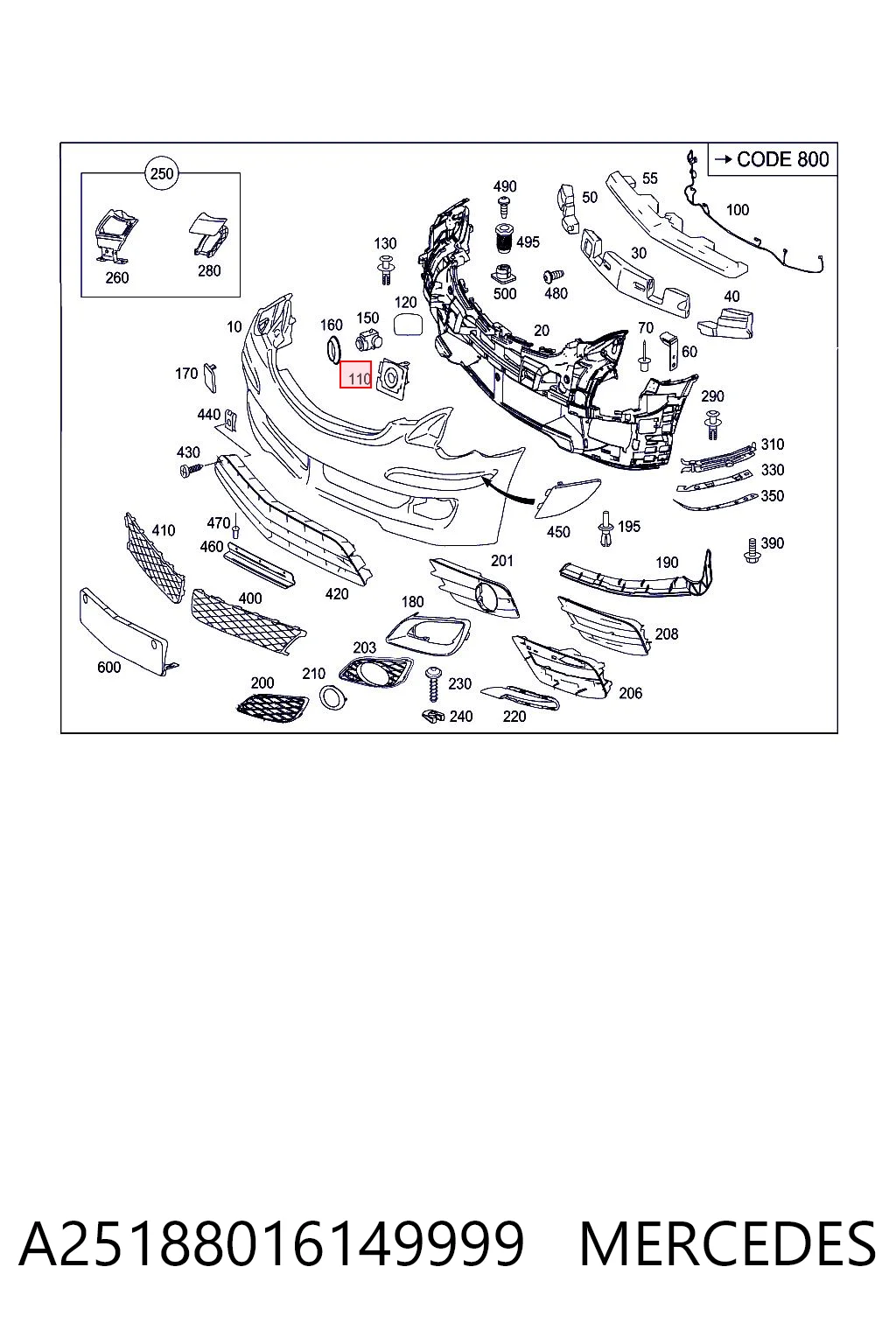A25188016149999 Mercedes