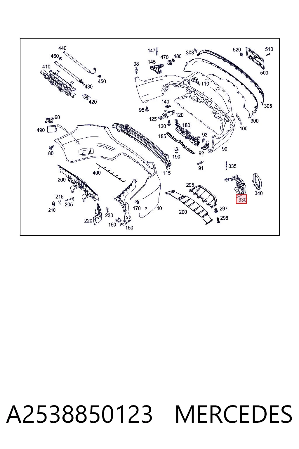 A2538850123 Mercedes