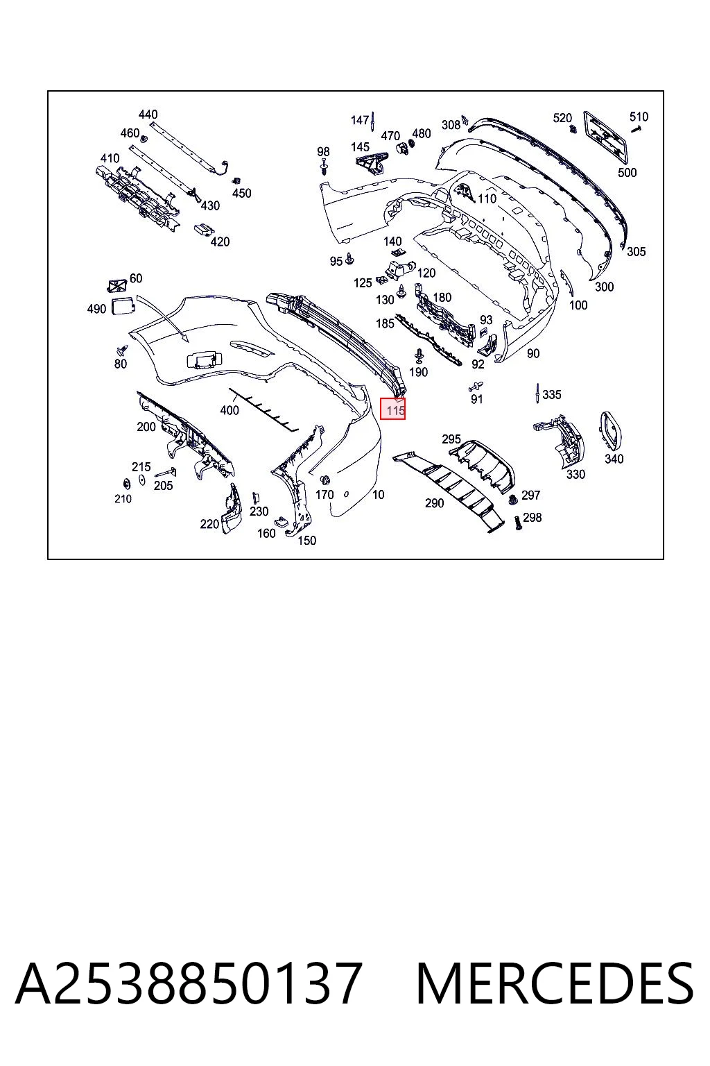 A2538850137 Mercedes