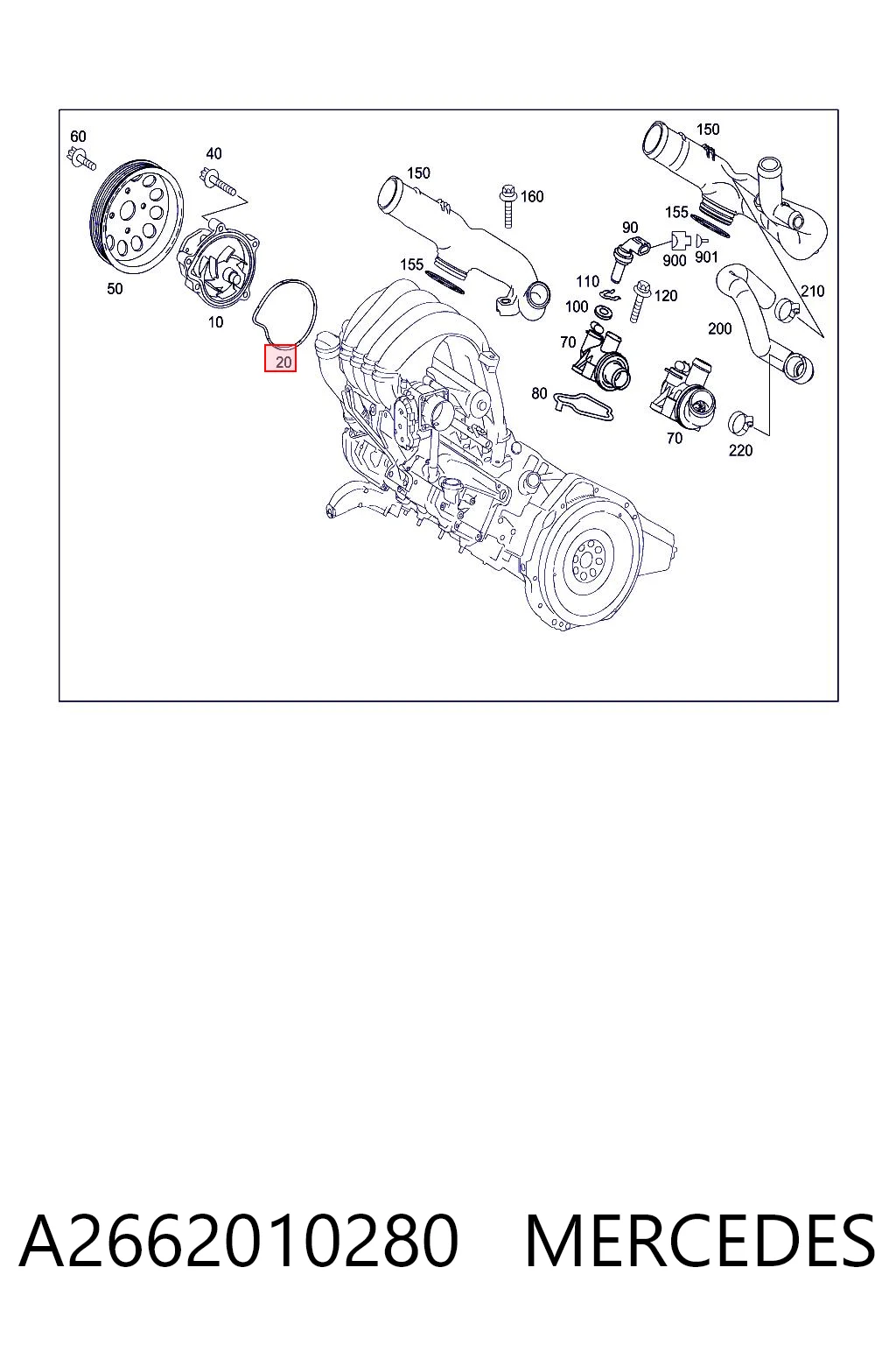 A2662010280 Mercedes