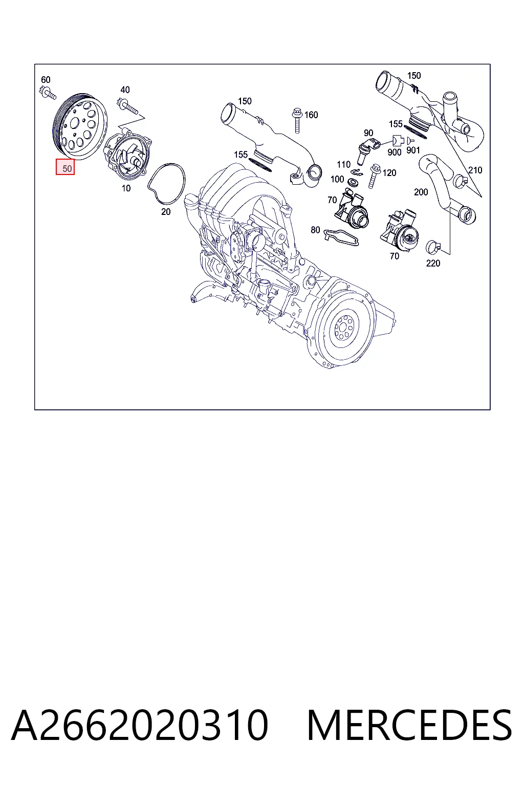 A2662020310 Mercedes