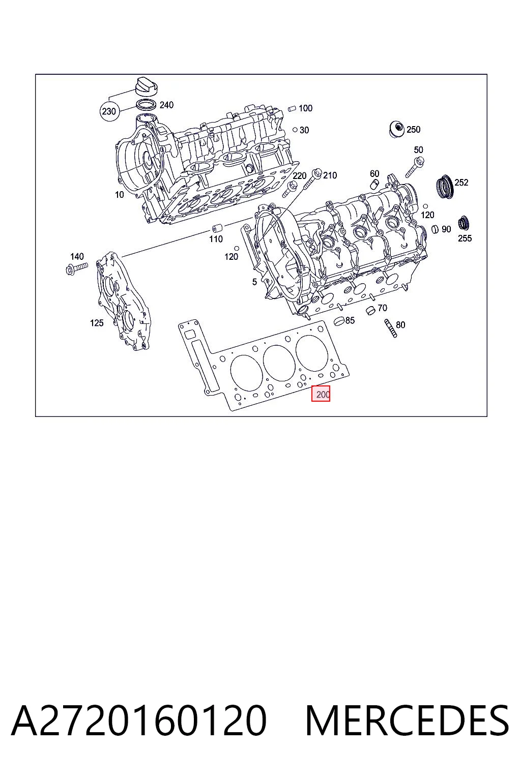 A2720160120 Mercedes