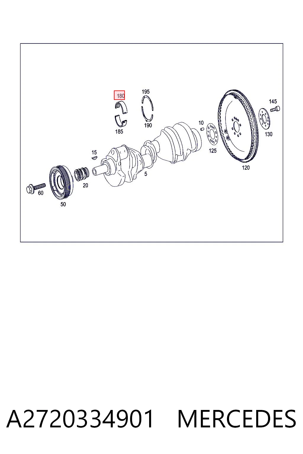 A2720334901 Mercedes 