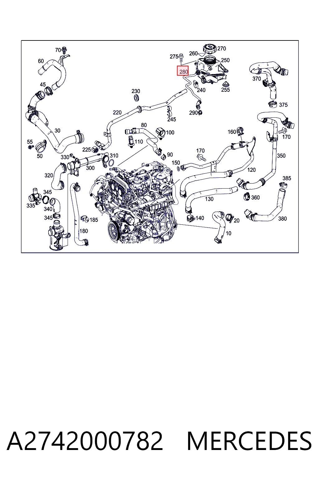 A2742000782 Mercedes 