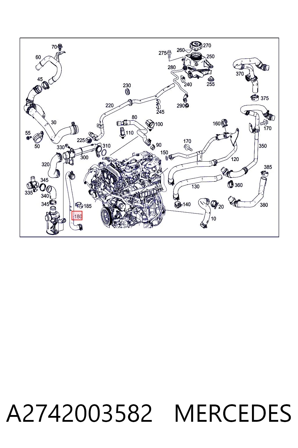 A2742003582 Mercedes