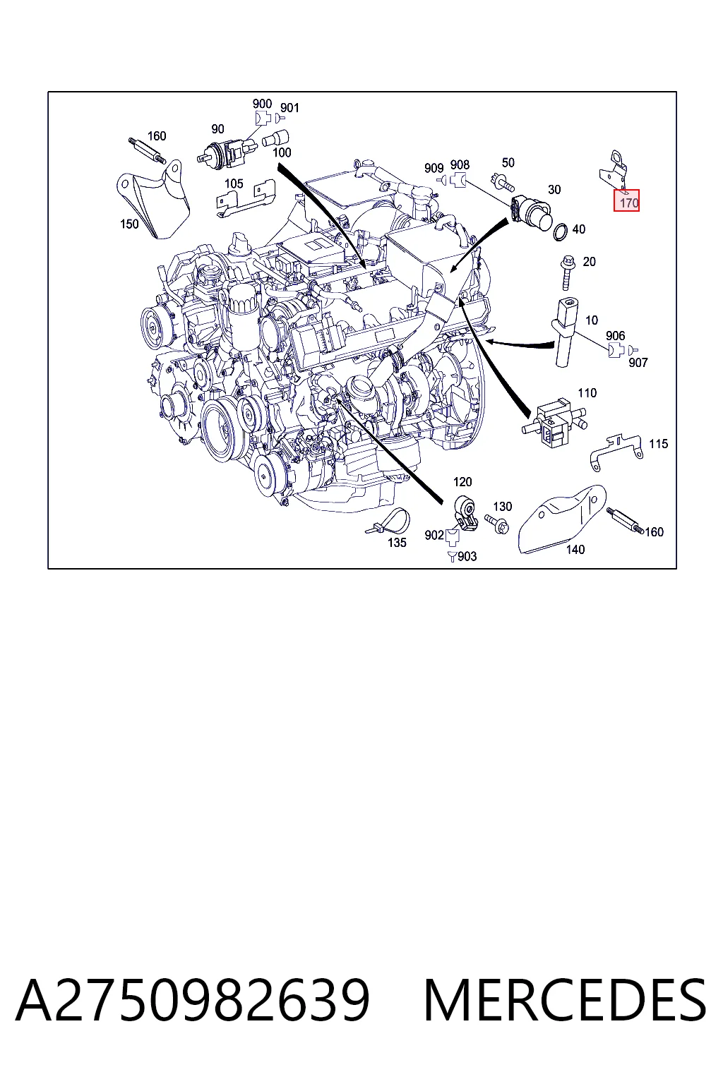 A2750982639 Mercedes