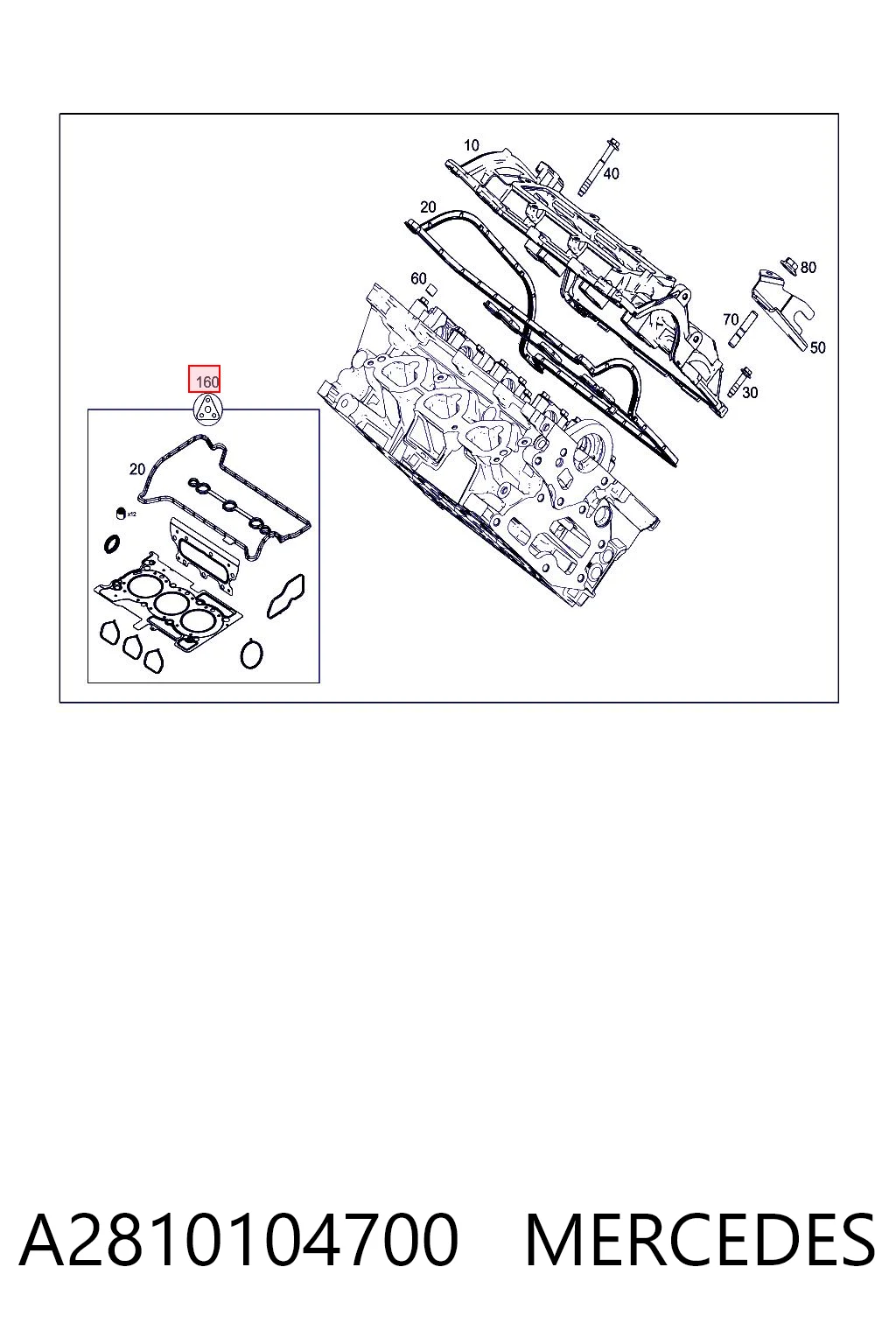 A2810104700 Mercedes