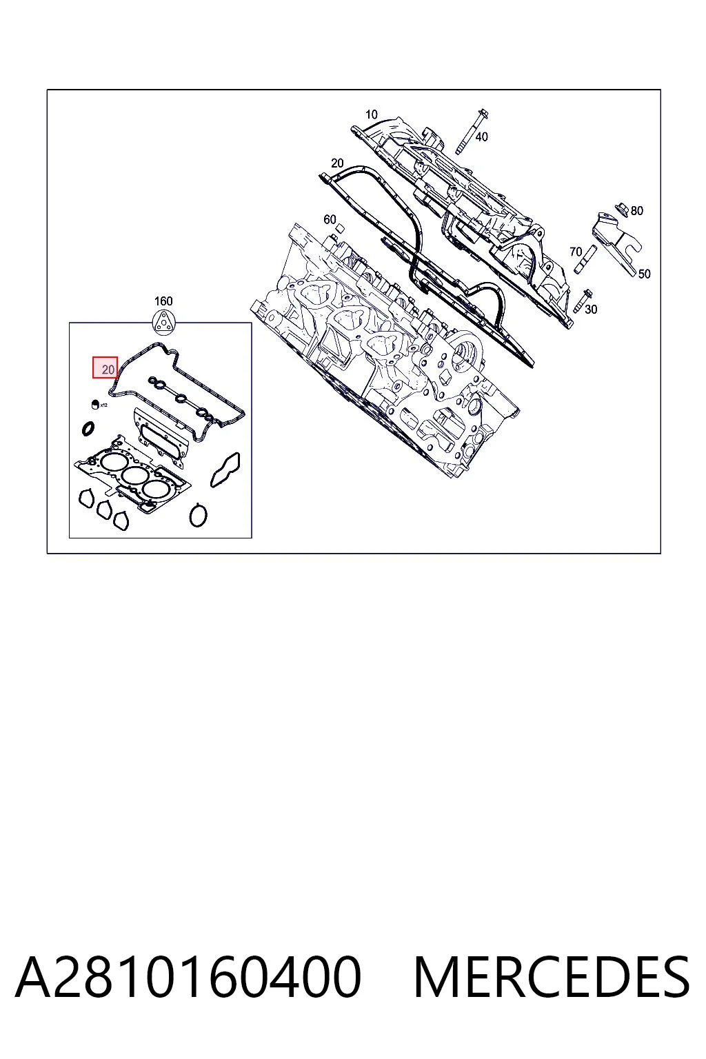 A2810160400 Mercedes