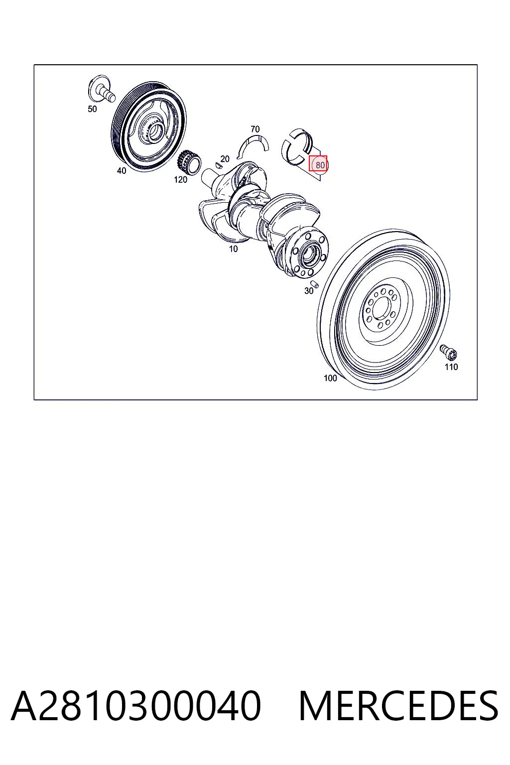 A2810300040 Mercedes