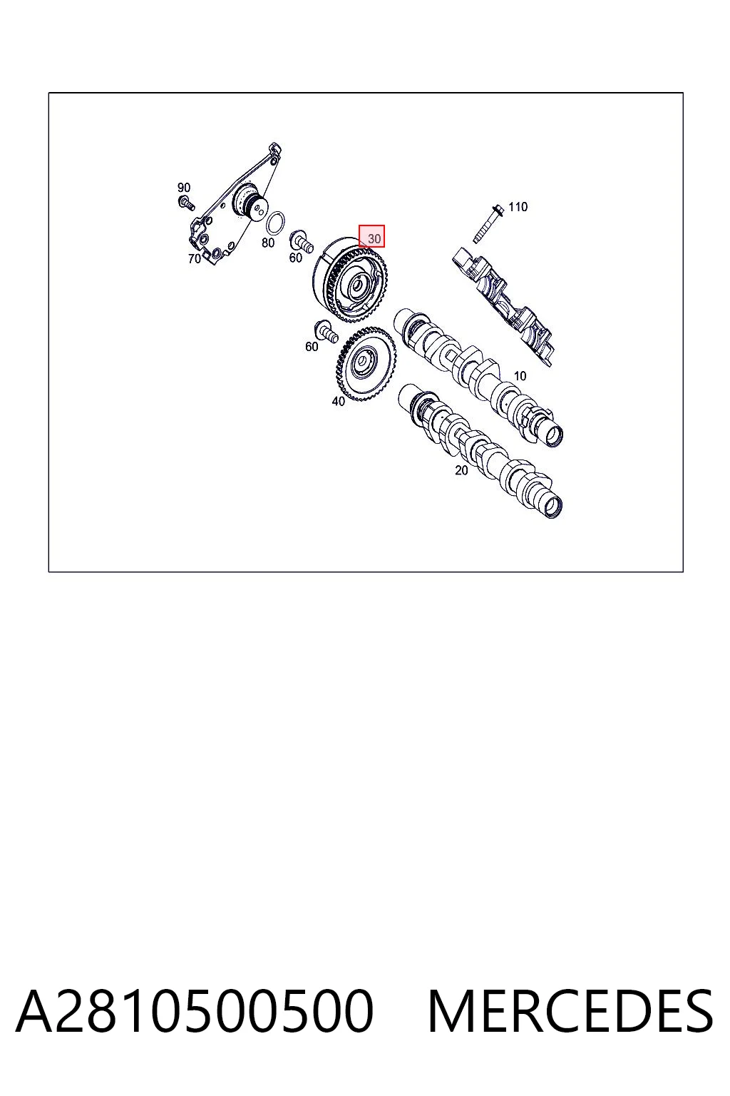 A2810500500 Mercedes