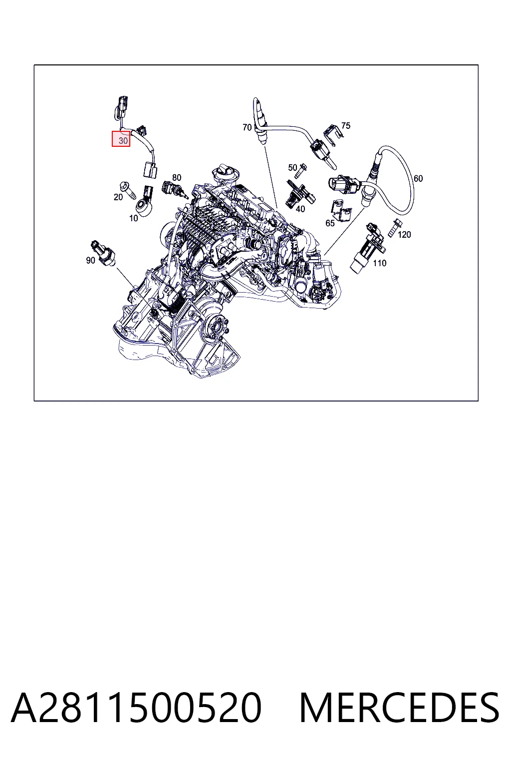 A2811500520 Mercedes