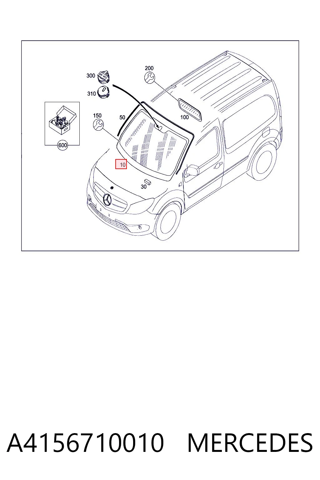A4156710010 Mercedes