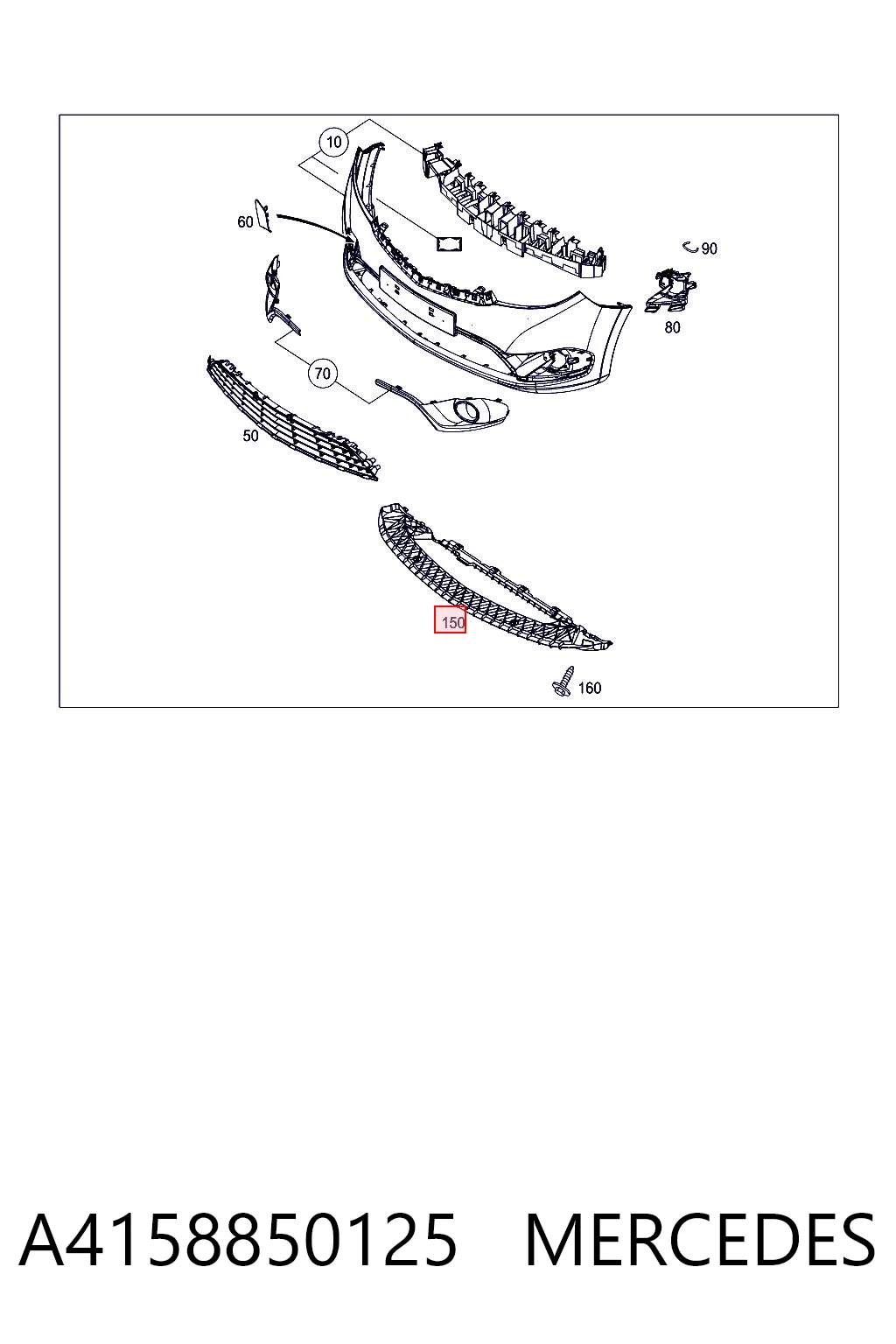 A4158850125 Mercedes