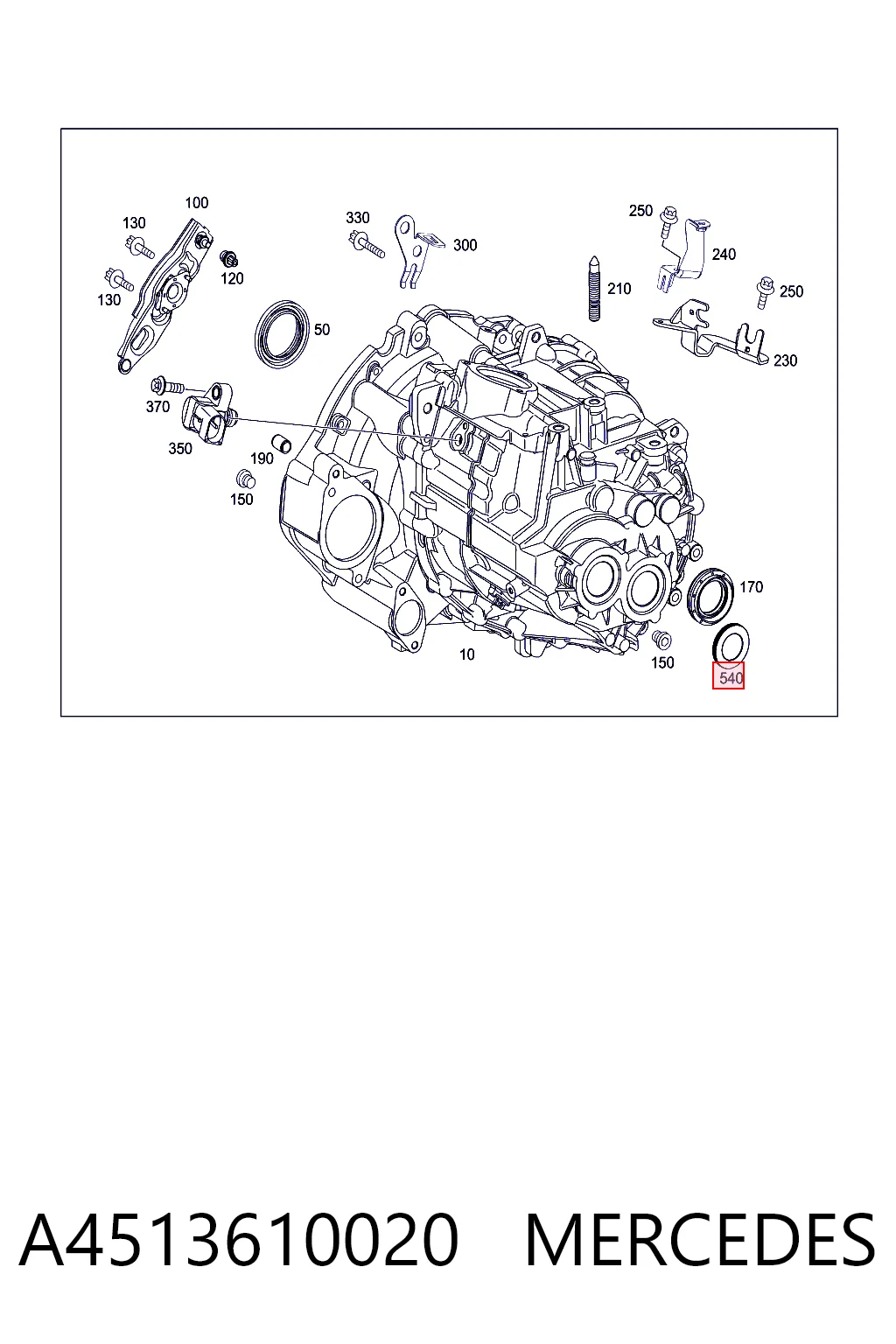 A4513610020 Mercedes