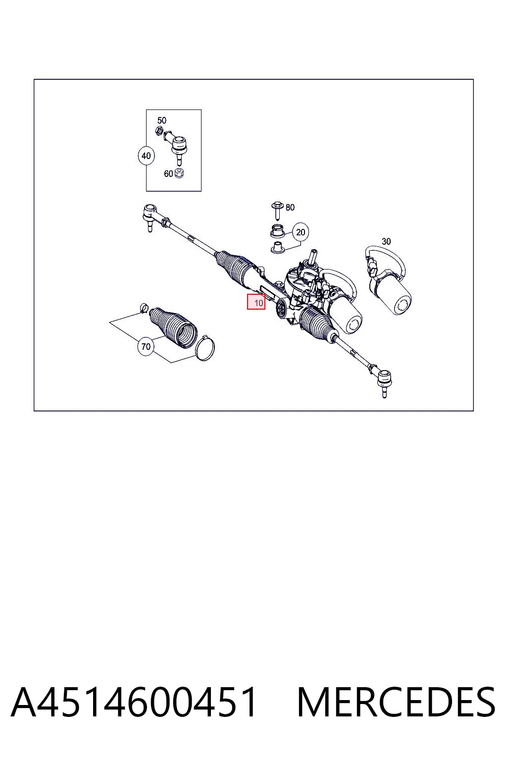 Compre Cremalheira da direção Smart FORTWO 
