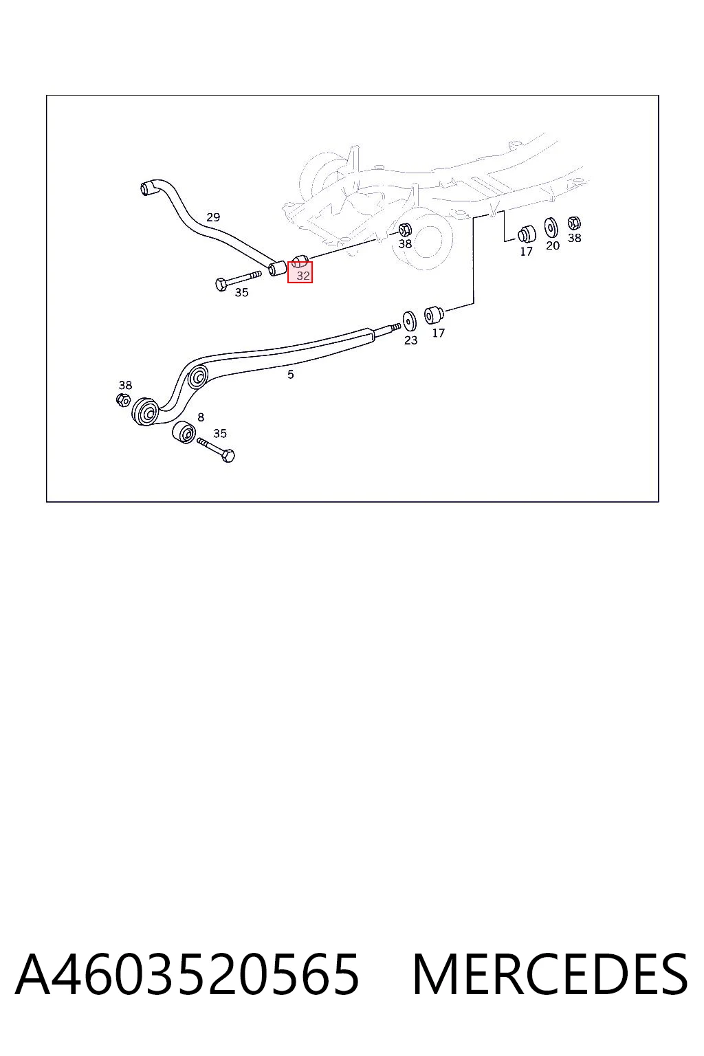 A4603520565 Mercedes