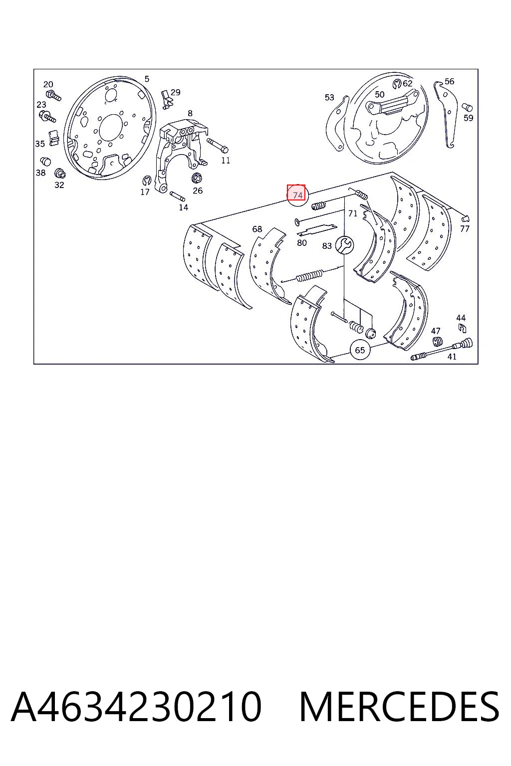 A4634230210 Mercedes