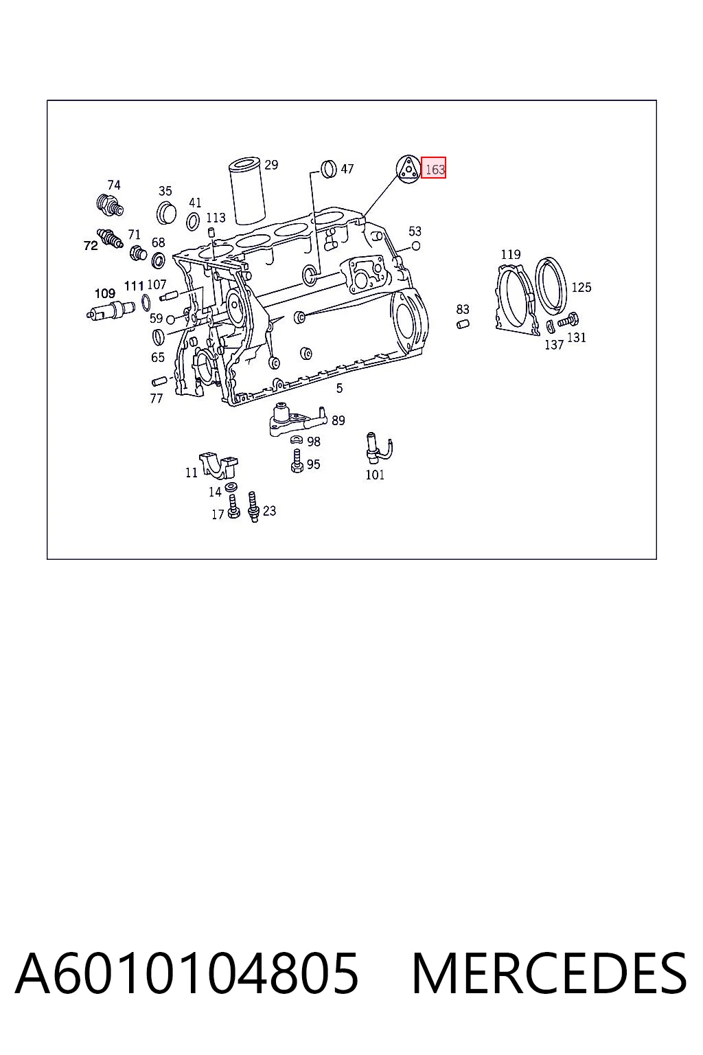 B3138900 Glaser Kit inferior de vedantes de motor