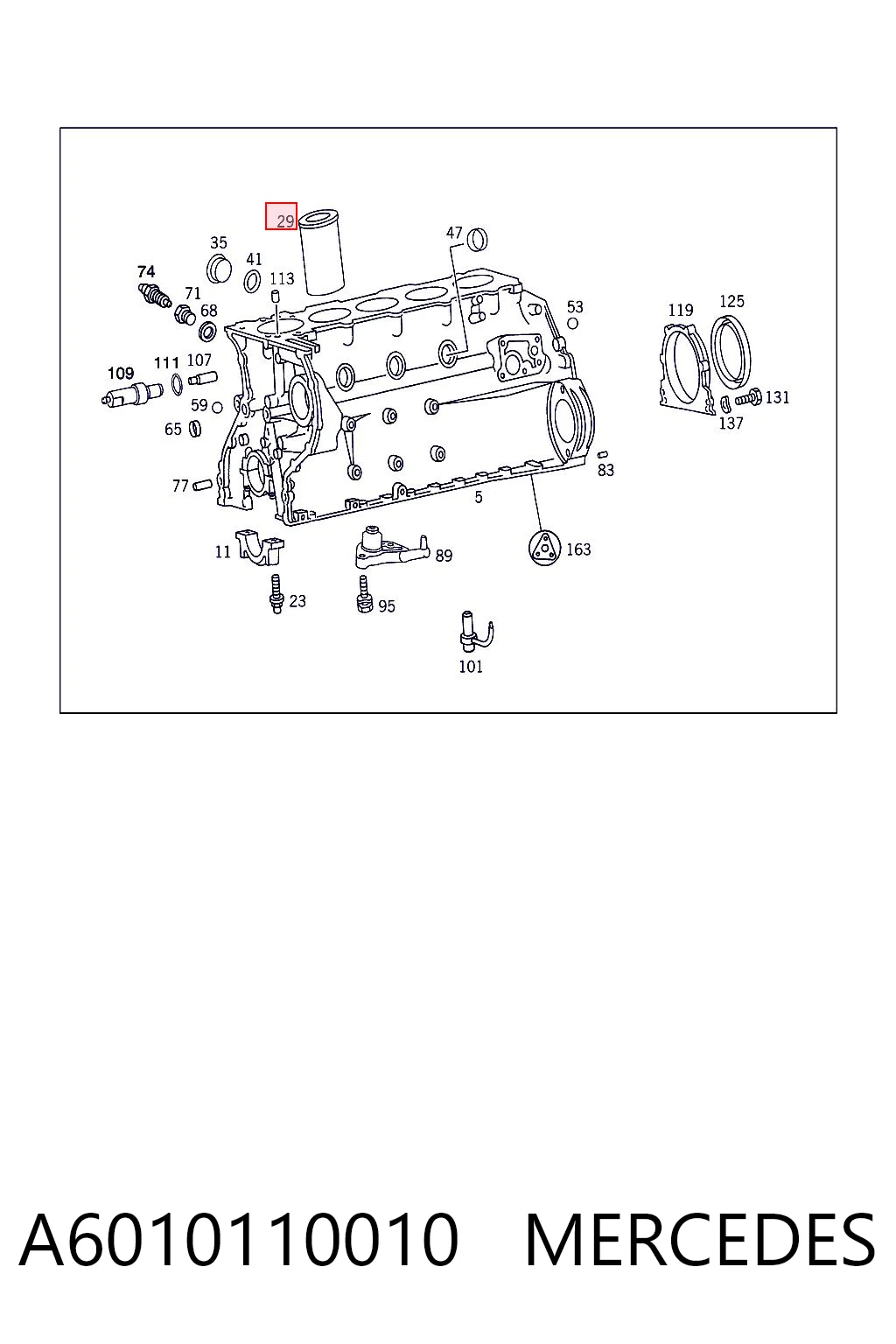 A6010110010 Mercedes